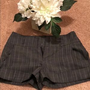 Grey Stripes Shorts
